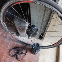 kit x bici da strada completo , batteria rigenerat