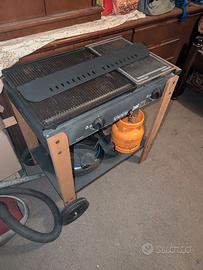 Grigietta a gas con piano cottura