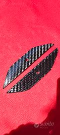 Tappi Coprispecchietti in carbonio gilera gp 800 