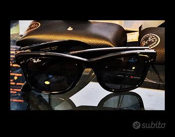 Ray-Ban Wayfarer RB4340 601 Nero lucido Nuovi!!