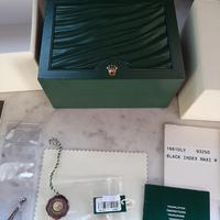Rolex scatola/corredo submariner 16610lv  "Kermit"