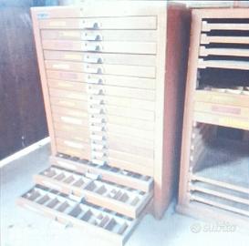 cassettiera modernariato 