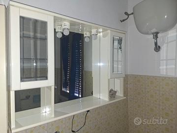 mobile bagno con specchio e luci integrate 