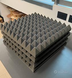 Pannelli Fonoassorbenti Piramidali 19pz 50x50