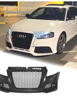 PARAURTI ANTERIORE AUDI A3 8P 08-12 LOOK RS3 PDC