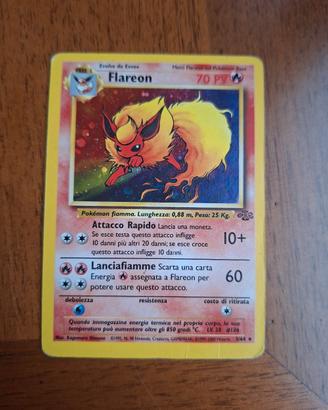 Flareon 3/64 Jungle Card Pokemon 2000