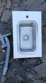 Lavabo cucina inox 47 x 30 cm