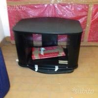 Mobile porta tv-piattaf.girevole-porte in cristall