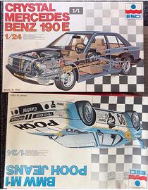 ESCI Crystal Mercedes190 e BMW M1 Pooh Jeans