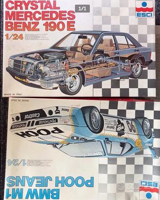 ESCI Crystal Mercedes190 e BMW M1 Pooh Jeans