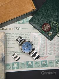 Rolex Air King 14000 Full set Blue Dial