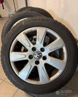 Gomme invernali Continental + cerchi Volkswagen