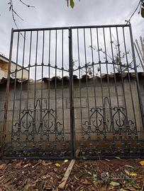 Cancello in ferro battuto – 2 ante