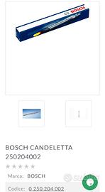 BOSCH 4 CANDELETTE 250204002