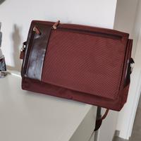 Borsa Piquadro in tessuto e pelle