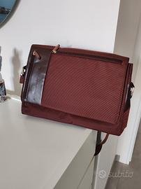 Borsa Piquadro in tessuto e pelle