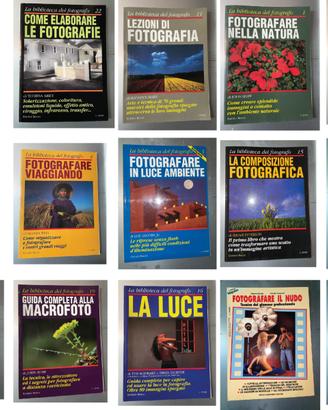 Libri fotografia vari generi