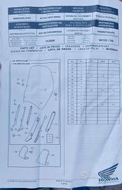 PARABREZZA  completo per HONDA SH 125 '150
