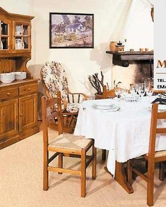 Soggiorno Rustico In Legno Di Pino cd70