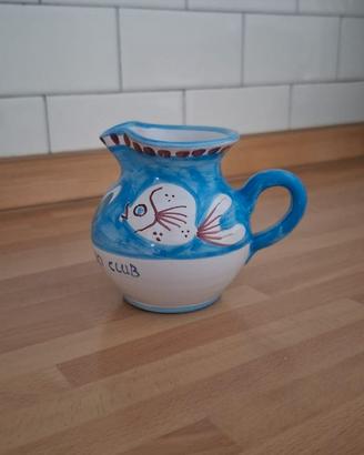 Bricco latte in ceramica artigianale "Solimene"