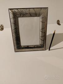 Cornice portafoto in argento usata 