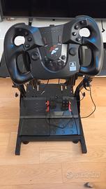 Kit Supporto Volante + Volante Playstation