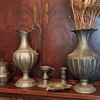 Soprammobili in peltro (set 10 pezzi) 