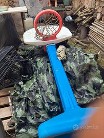 Coppia di canestri da basket