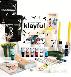 Klayful Kit Ceramica Fai da Te con Argilla