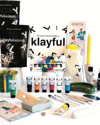 Klayful Kit Ceramica Fai da Te con Argilla