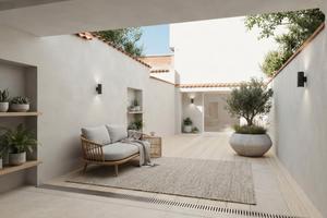 Villetta a schiera con ampio cortile privato