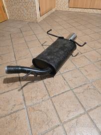 Scarico sportivo Novus gruppo N 1x90 mm design RL 