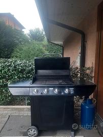 Griglia a gas 4 fuochi 