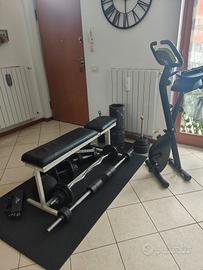 BLOCCO COMPLETO ATTREZZATURA DA PALESTRA