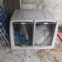 kennel trasportino doppio