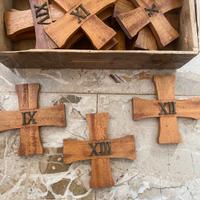 Via Crucis completa epoca vintage arte sacra