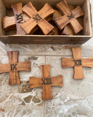 Via Crucis completa epoca vintage arte sacra