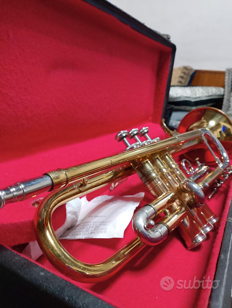 TROMBA in sibmolle bagno in oro Strumenti Musicali In vendita a Macerata