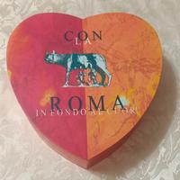 SCATOLA DELLA ROMA IN LEGNO DIPINTA A MANO 