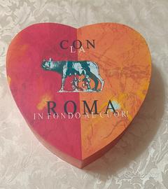 SCATOLA DELLA ROMA IN LEGNO DIPINTA A MANO 