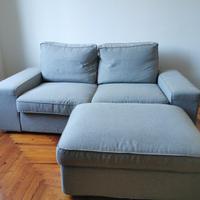 divano + poggiapiedi contenitore 