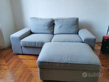 divano + poggiapiedi contenitore 