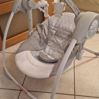 Altalena pieghevole con dondolamento (0-9 mesi)