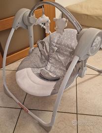 Altalena pieghevole con dondolamento (0-9 mesi)