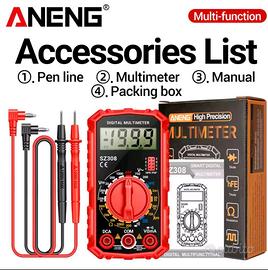 Aneng Multimetro digitalere misuratore di corrente