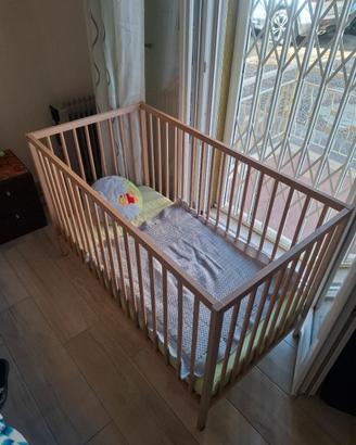 Lettinonin legno ikea con materasso