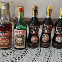 Lotto 5 liquori mignon 60s e 70s 