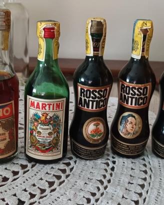 Lotto 5 liquori mignon 60s e 70s 
