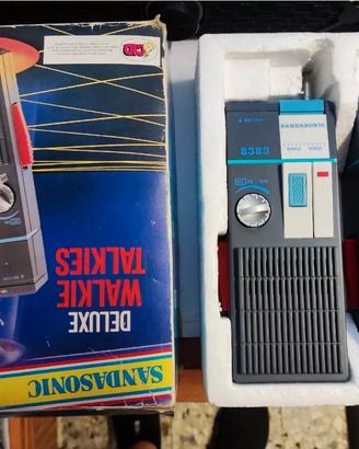 Walkie Talkies Deluxe Morse Sandasonic Mod.8383 