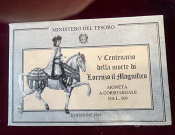 V Centenario della morte Lorenzo il Magnifico